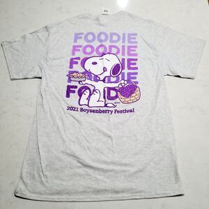 NWT Knott's Berry Farm Boysenberry Festival 2021 FOODIE Snoopy Peanuts Shirt NEW